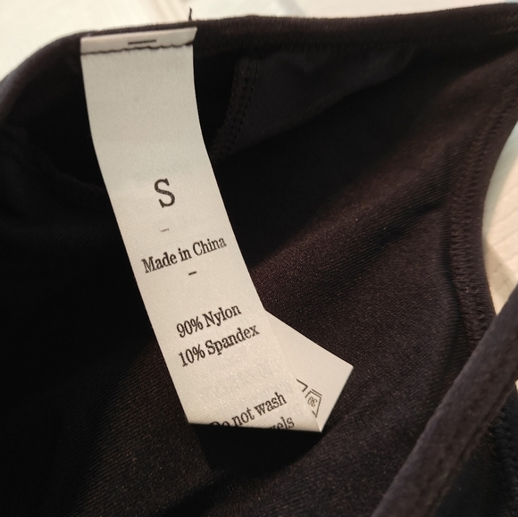 OMKAGI NWT Strappy Backless One Piece Bodycon Romper in Black Size Small - Picture 14 of 14